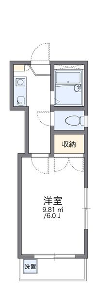 レオパレス沖野上Ｐａｒｔ２ 間取り図