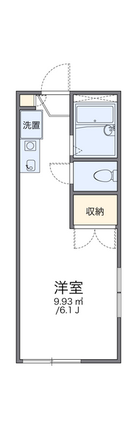 レオパレス杉 間取り図