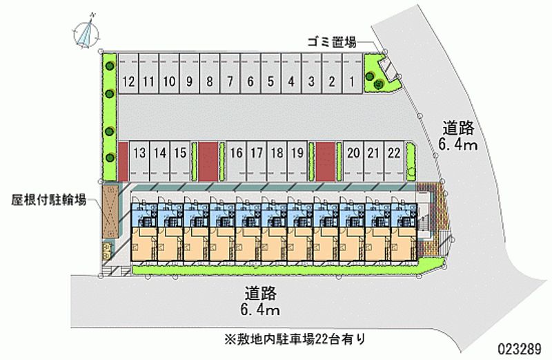 レオパレスサンメイトフジ 月極駐車場