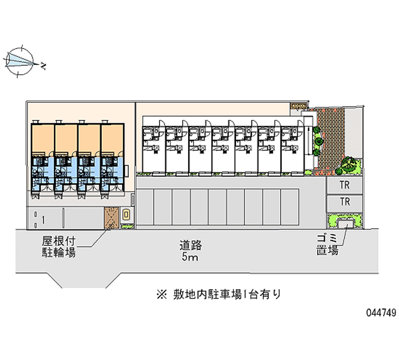 レオネクストＷＥＳＴ　ＳＩＤＥ 区画図
