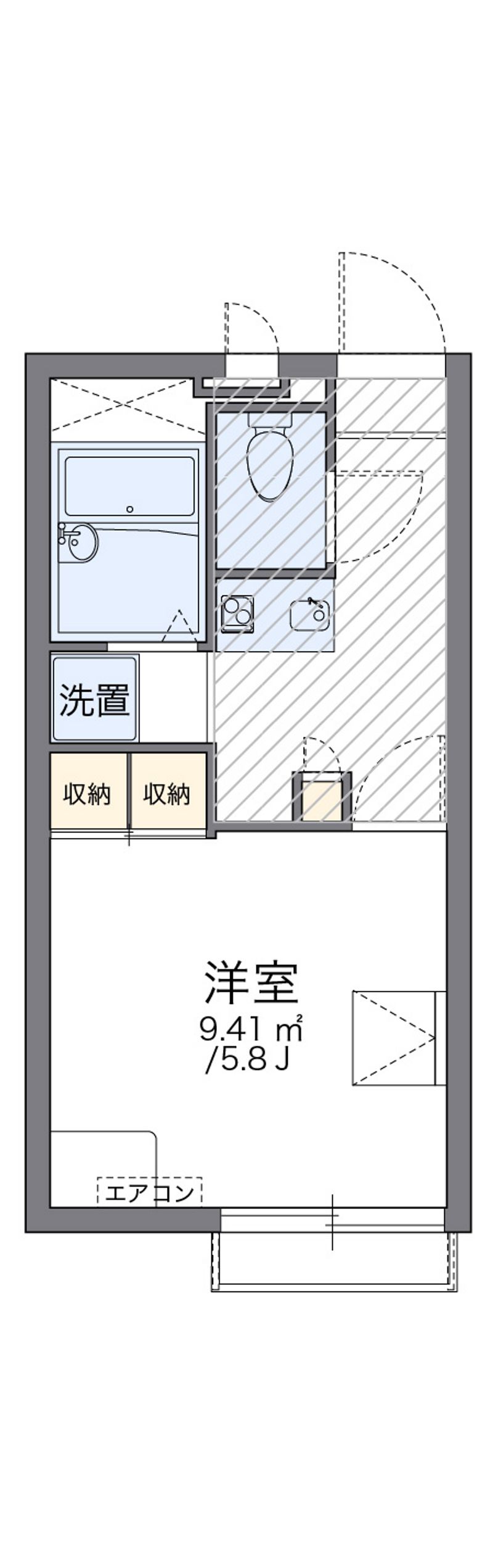 レオパレス宮ノ前 間取図
