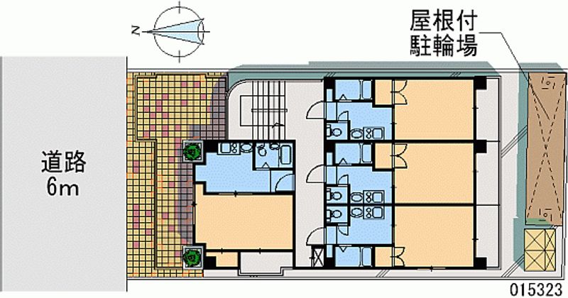 レオパレスエステート千舟 区画図