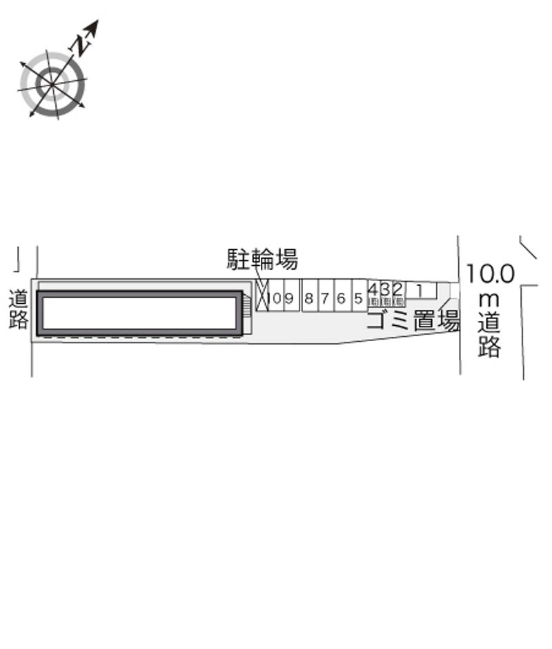 レオパレス空港西 駐車場
