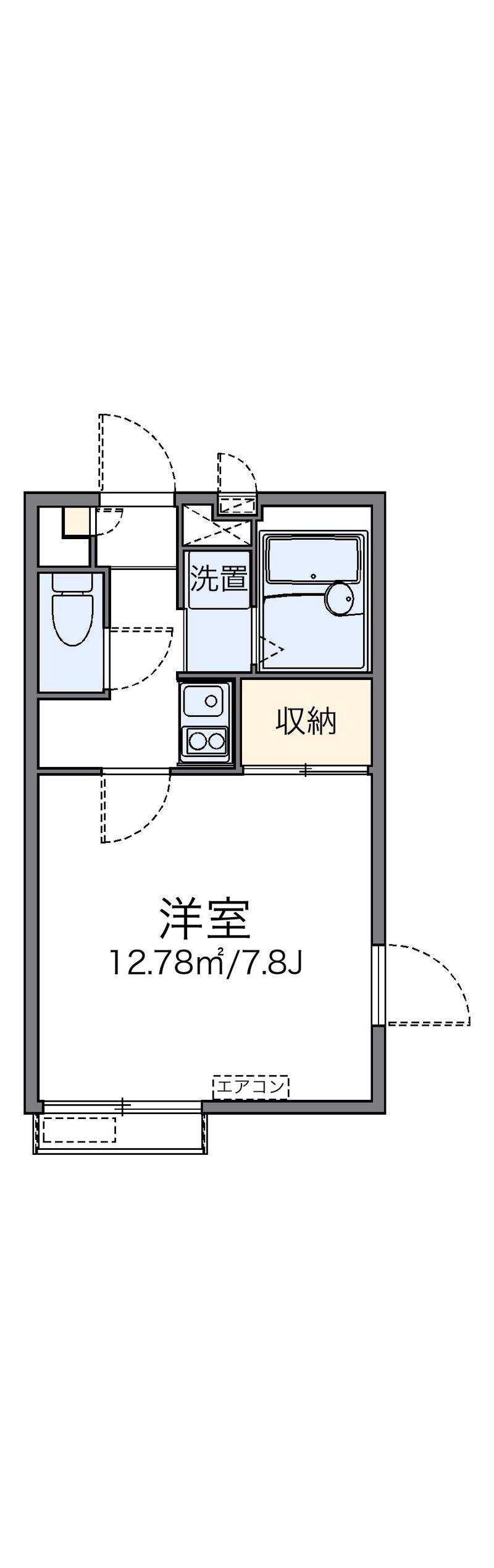 レオパレスラーナ 間取り