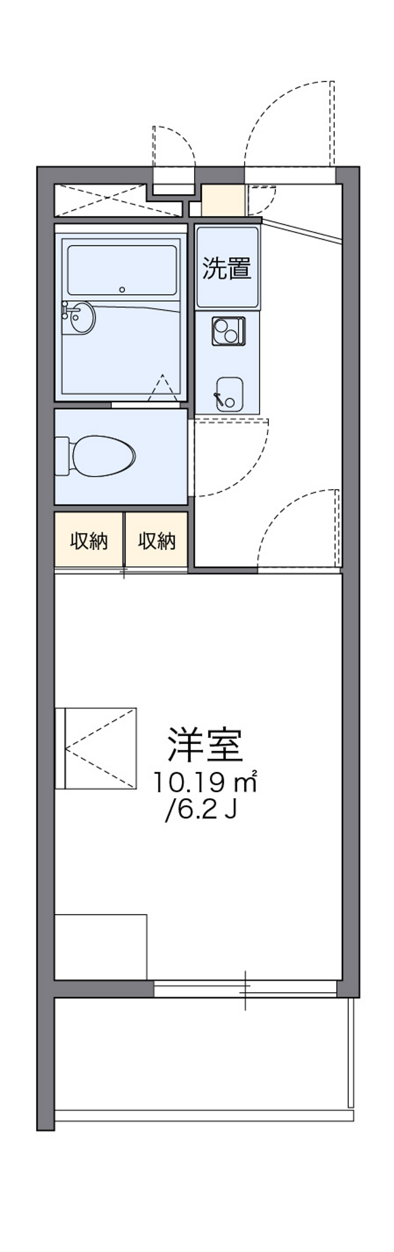 レオパレスシティヴィラ牧の里 間取り