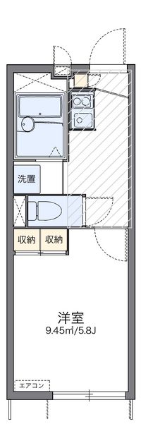 レオパレス西ノ前ハイツ 間取り図