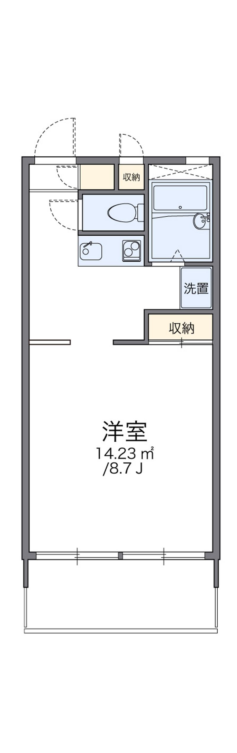 レオパレスＳＩＺＵＫＡ 間取図