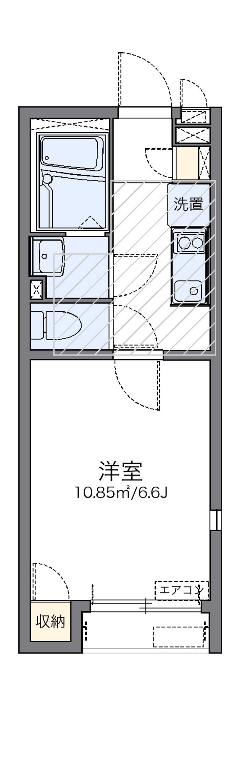 レオネクストルーチェⅡ 間取図