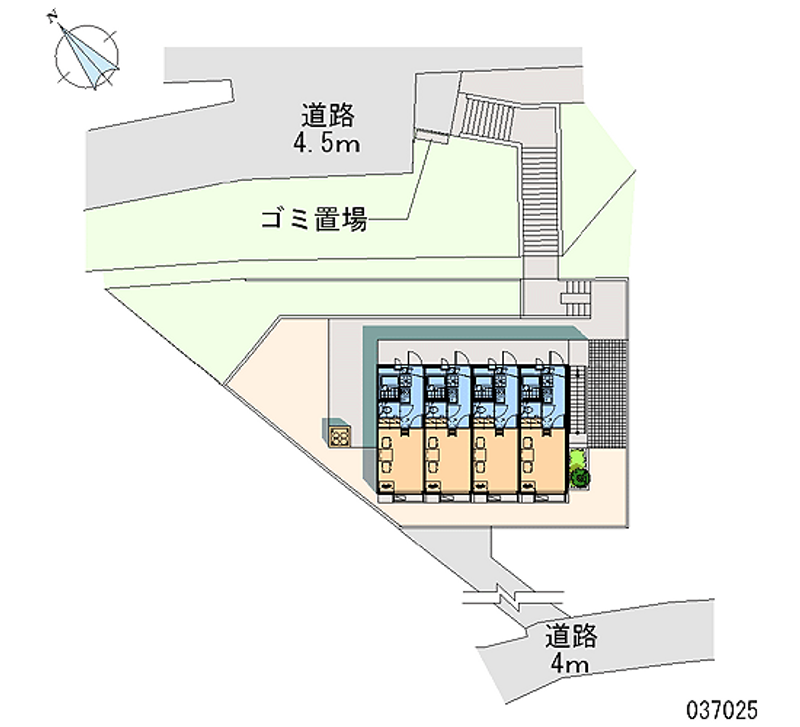 レオパレス下川井 区画図