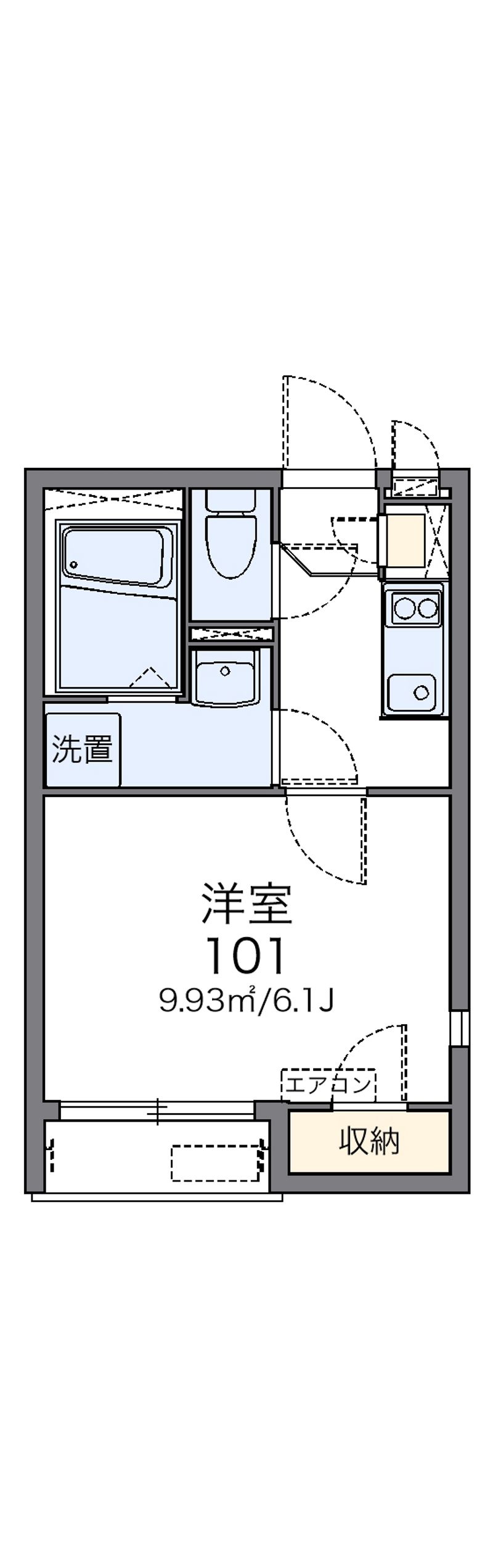 レオネクストフレグランス 間取図