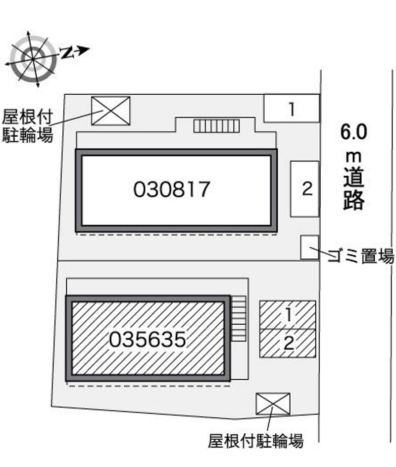 レオパレス城山Ⅱ 駐車場