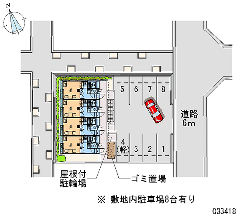 レオパレス滋賀 月極駐車場