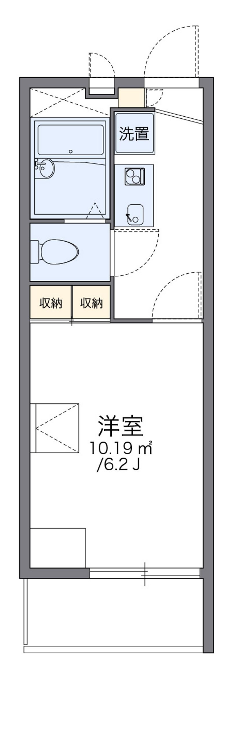 レオパレスＤｒｅａｍＳｅｅｄⅡ 間取り
