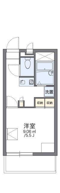 レオパレスブルーフォート 間取り図