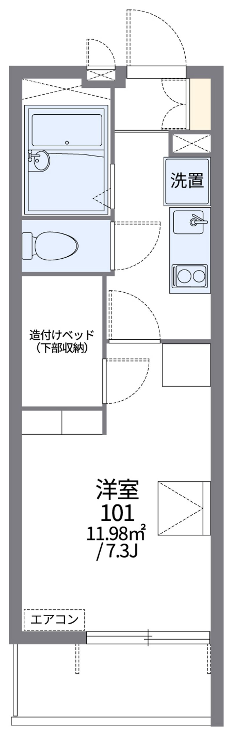 レオパレス宮原 間取図