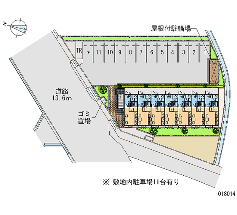 18014 Monthly parking lot