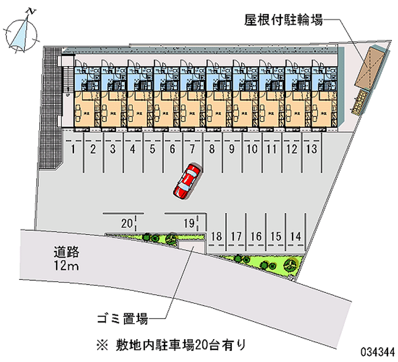 34344月租停車場