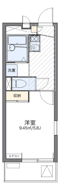 レオパレスシュペリュール 間取り図