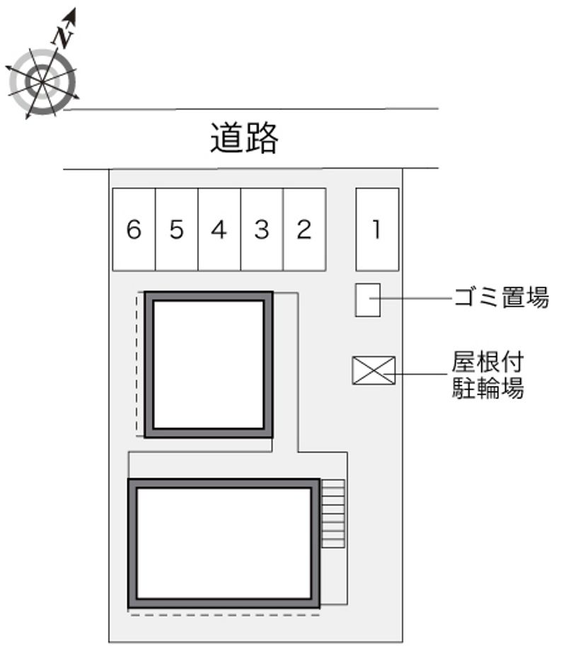 レオパレスＴ＆Ｓ 配置図