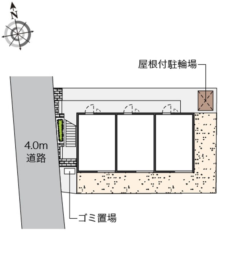 レオパレスエミール 配置図