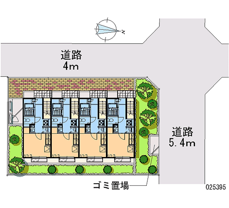 leopalace Gakuencho Heights 区划图