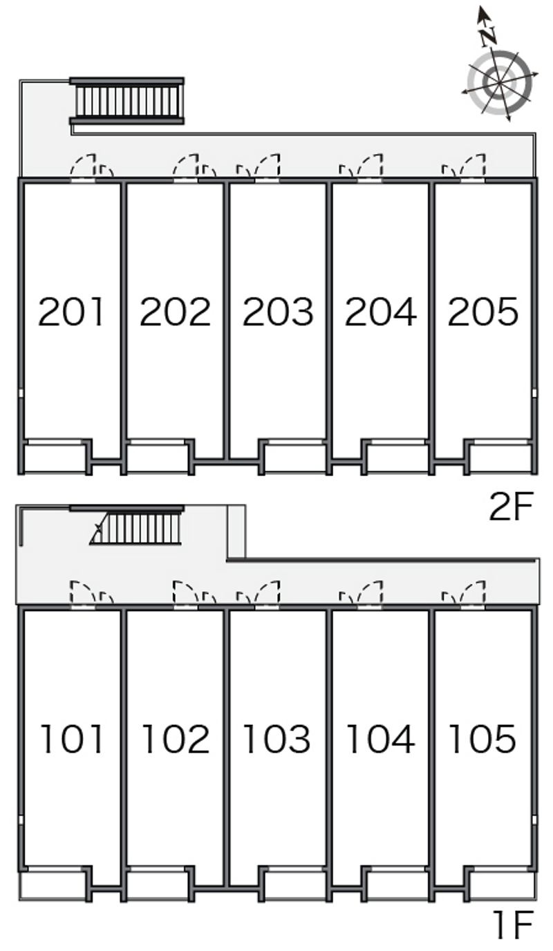 ミランダルシェリアⅡ 間取り配置図
