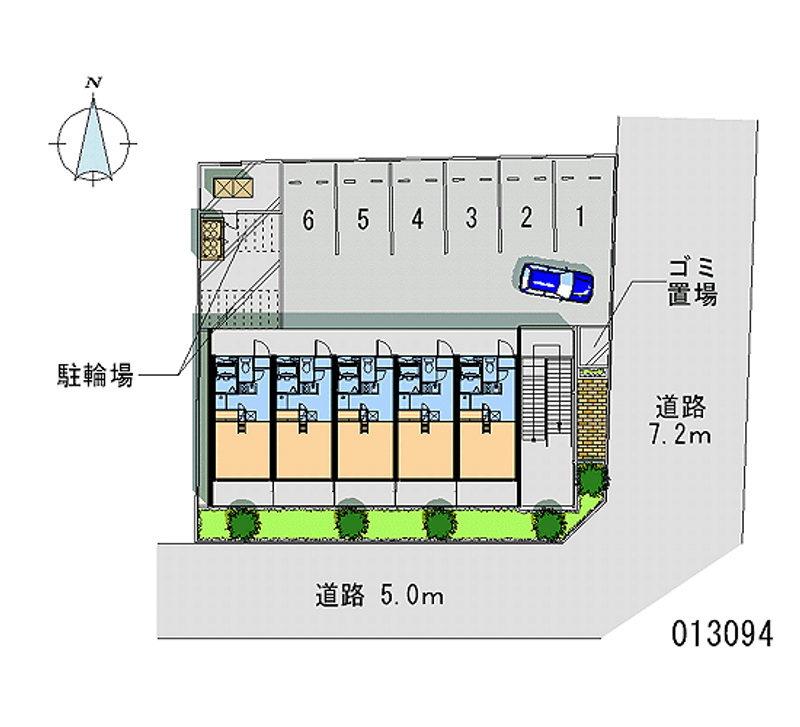 レオパレス高尾Ｉ 月極駐車場