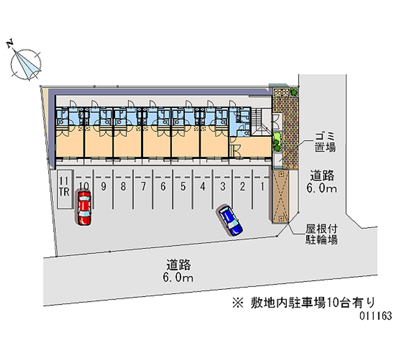 11163 Monthly parking lot