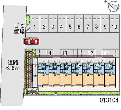 13104 Monthly parking lot