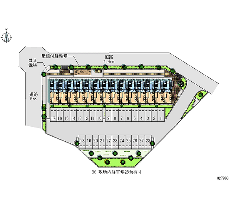 27966 bãi đậu xe hàng tháng