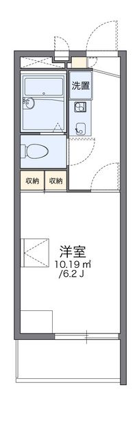 レオパレスエバグリーン 間取り図