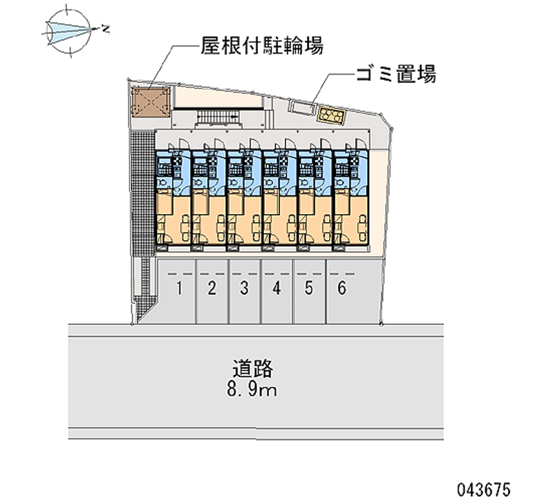 レオパレスジョーウンⅢ番館 月極駐車場