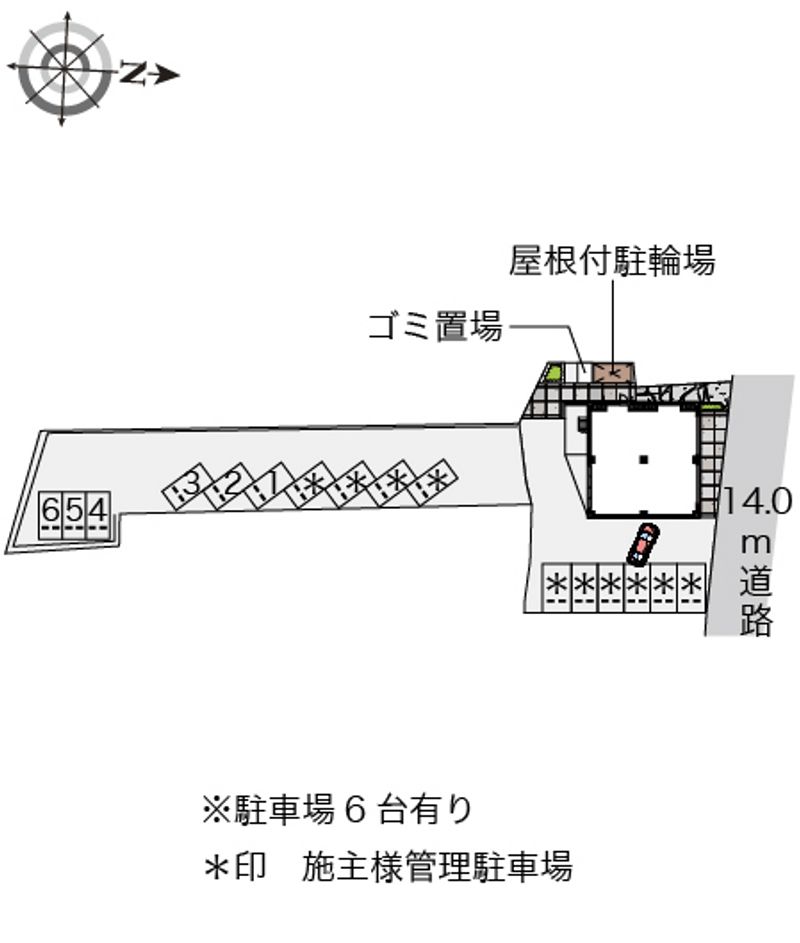クレイノ蓬莱 配置図