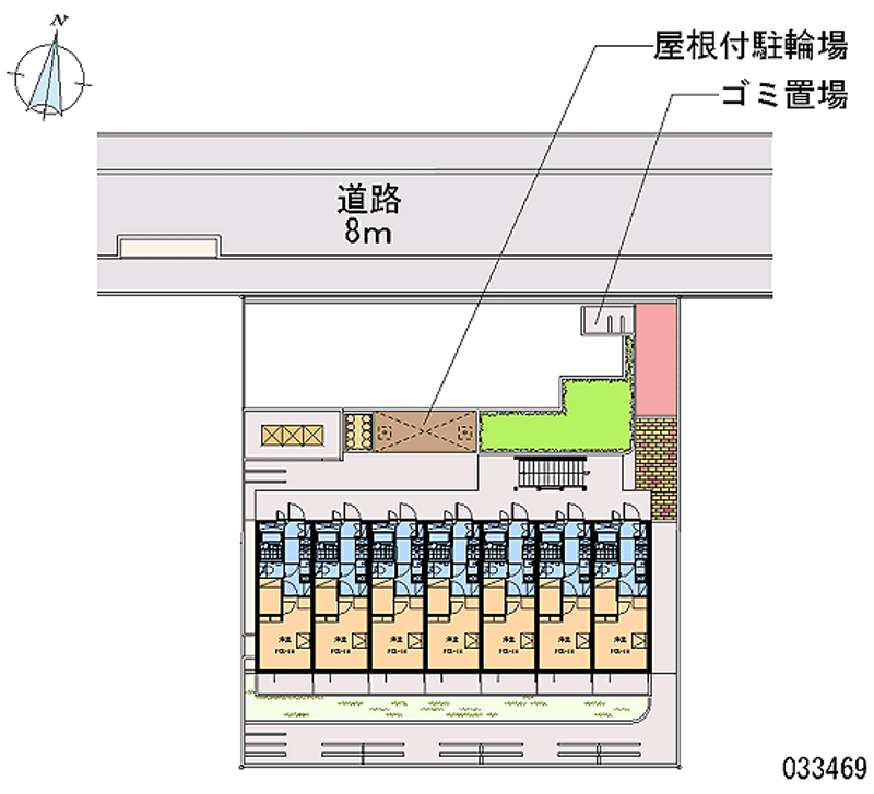 レオパレスＣＯＡＸ 区画図