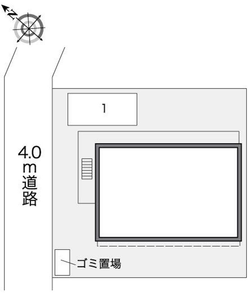 レオパレスヴィラ天城 配置図