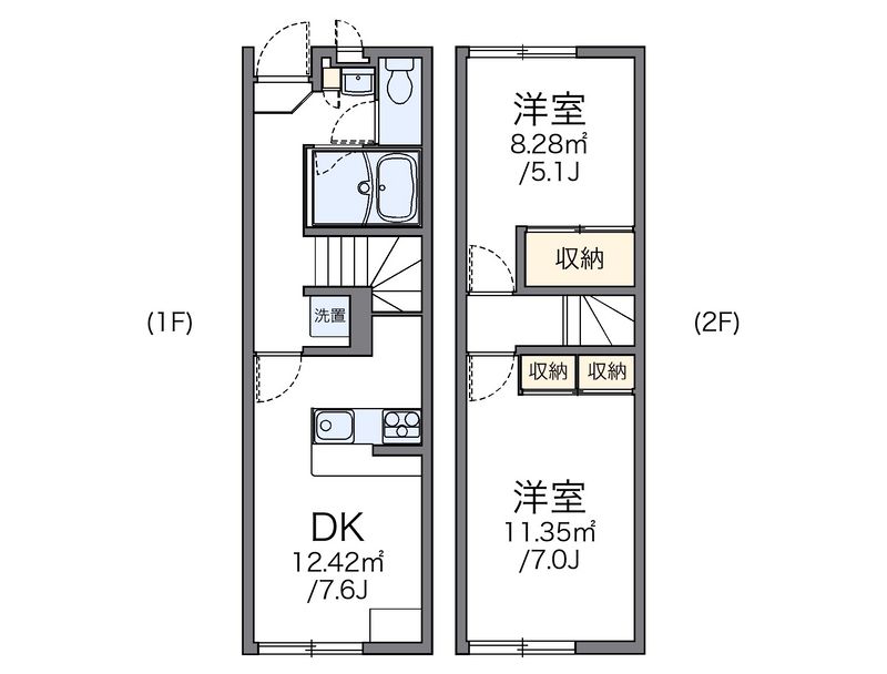 レオパレスパークハイム 間取図