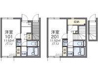 レオネクストサトハイツ 間取り図