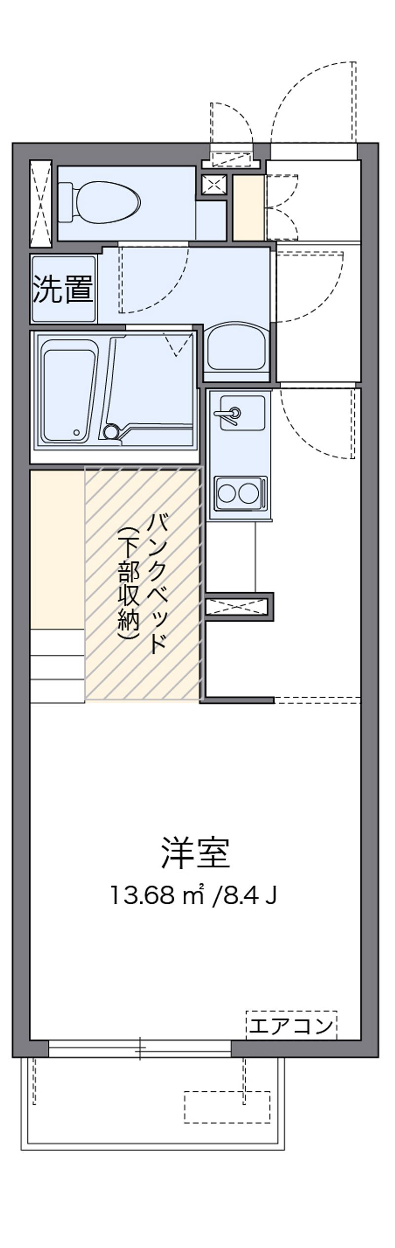ミランダプレジールＭ 間取図