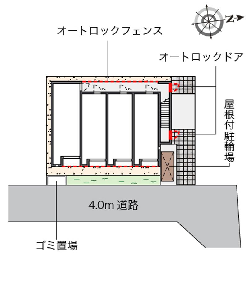レオネクストルーチェⅡ 配置図