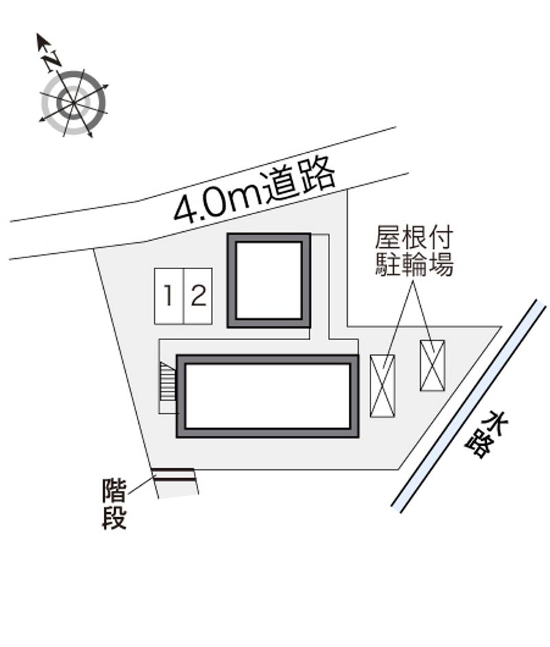 レオパレスサンリバー 配置図