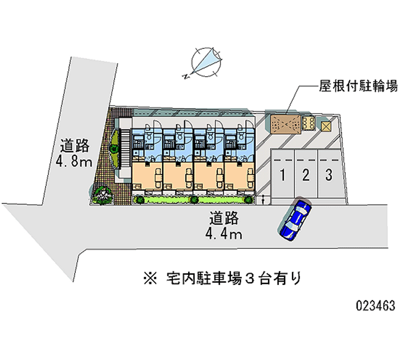 レオパレス槙 月極駐車場