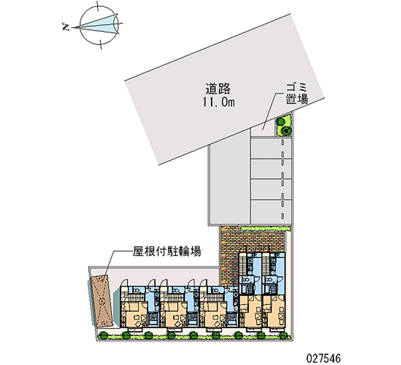 レオパレスピアチェーレ 区画図