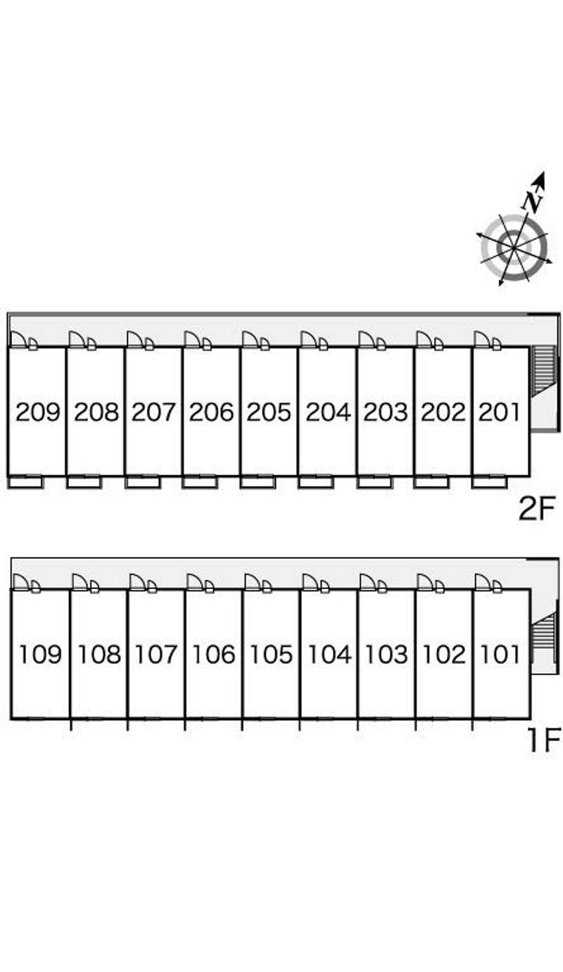 レオパレスエスペランサ 間取配置図