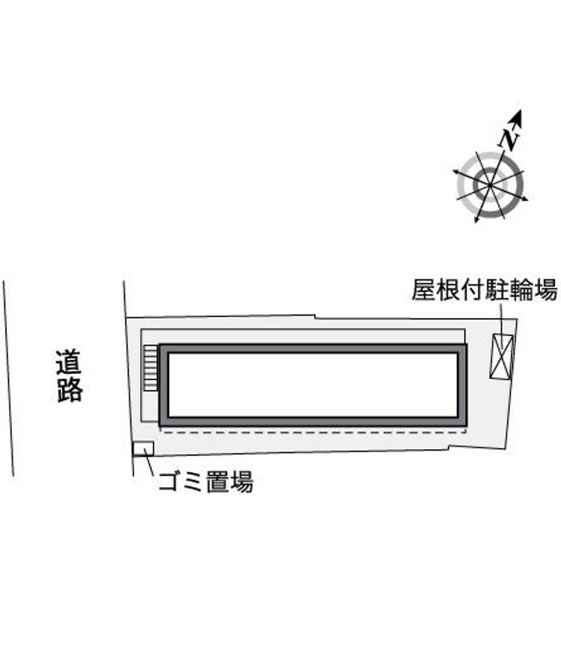 レオパレス白糸橋 配置図