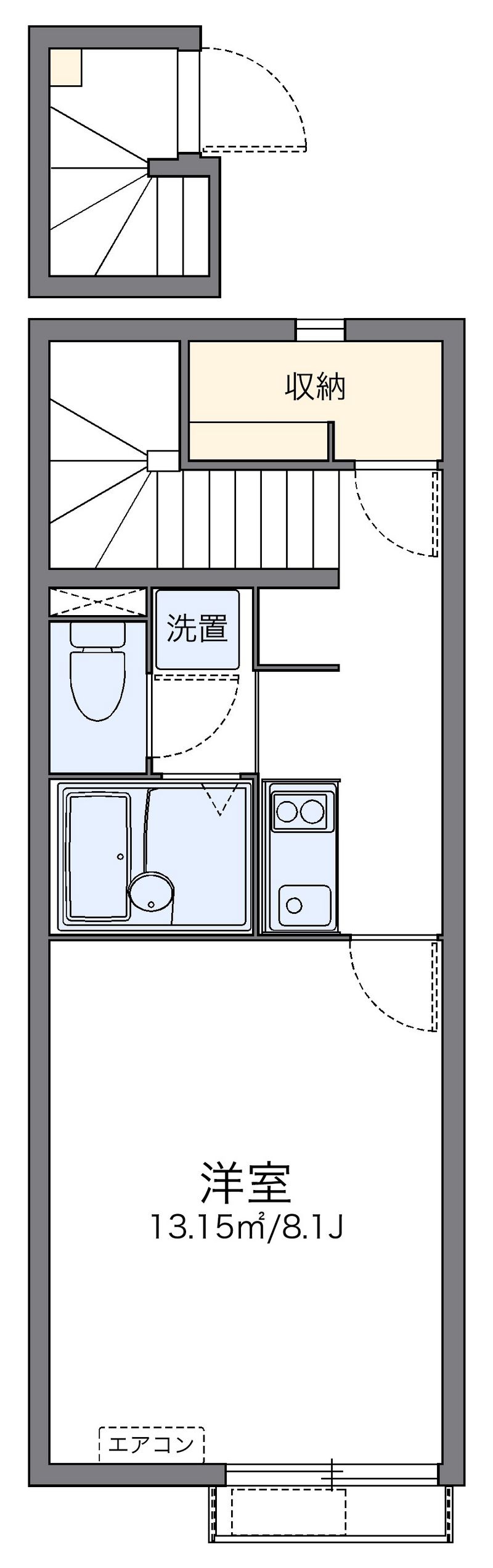 レオネクストエーデル　グリーン 間取図