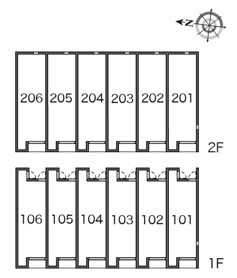 レオネクスト山綱 間取配置図