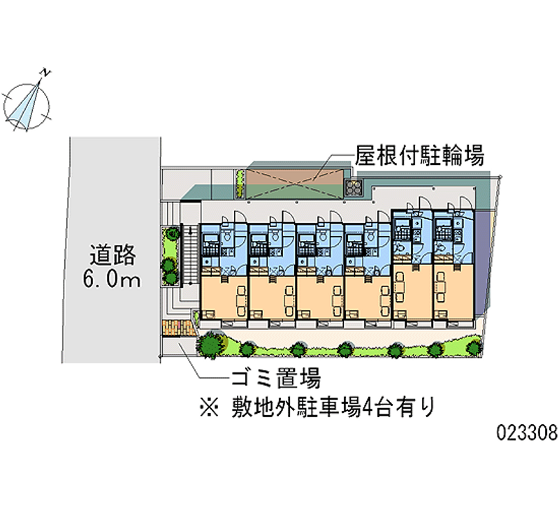 レオパレスオリンピア 月極駐車場