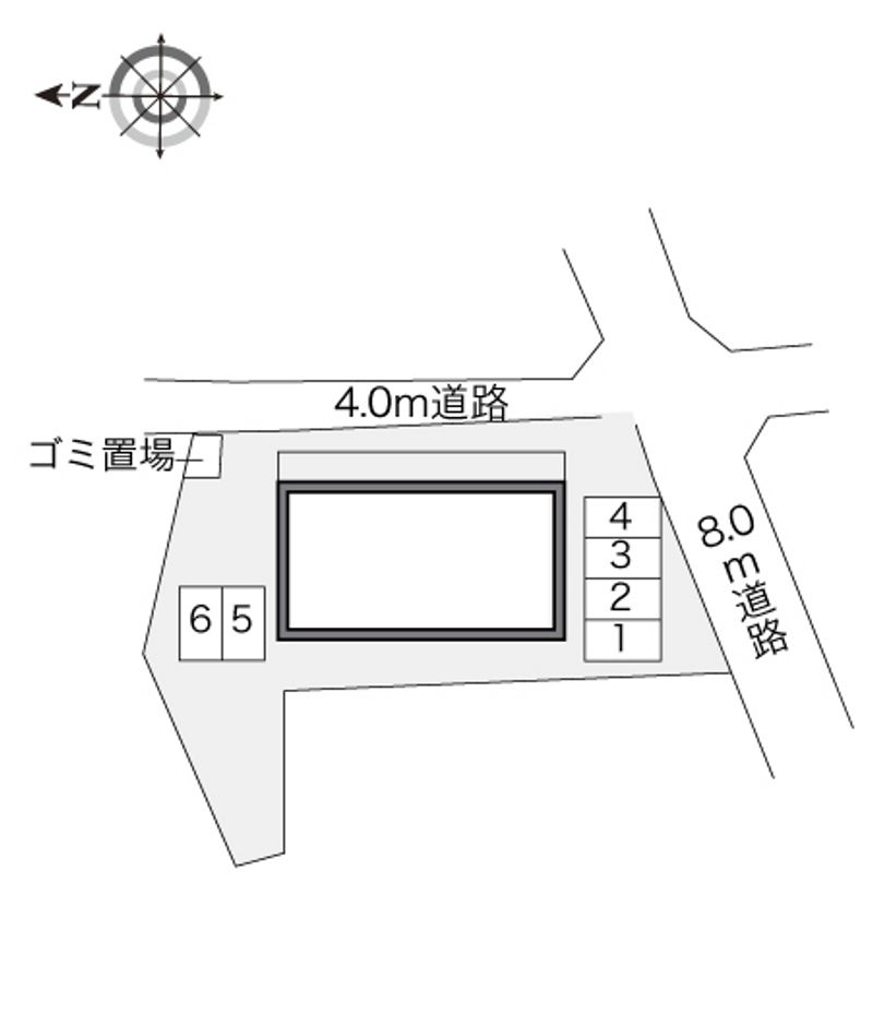 レオパレスやまと 配置図
