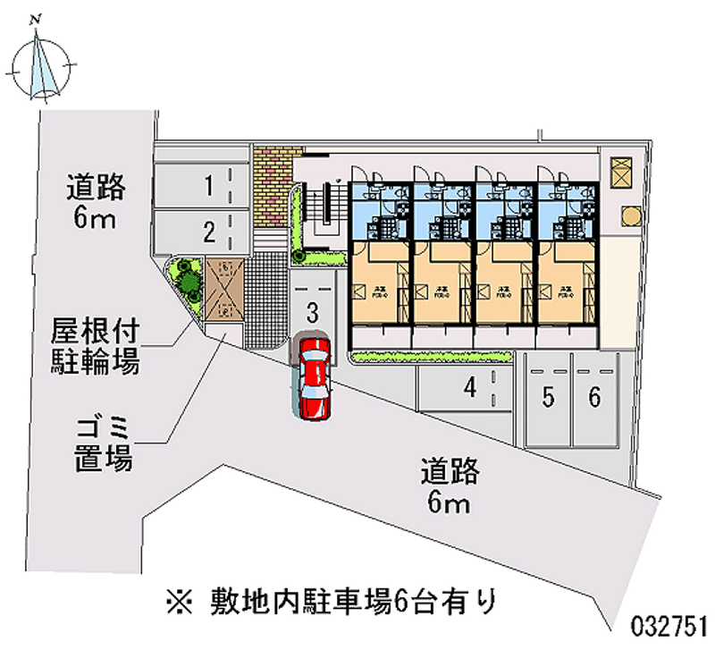 レオパレスＴＫＮＭ 月極駐車場