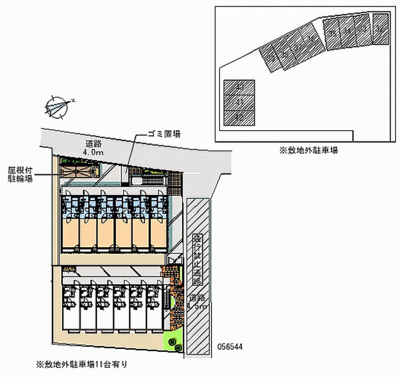 クレイノうれし荘 区画図